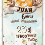 Convite Animado Simples Rei leão