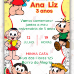 Convite Digital Turma da Monica