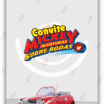 Convite Animado Plus Aventura da Turma do Mickey