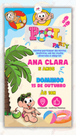 Convite Digital Turma da Monica