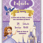 Convite digital Princesa Sofia