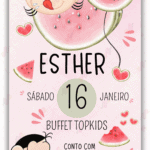 Convite Digital Magali Turma da Monica