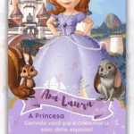 Convite digital Princesa Sofia