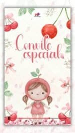 Convite Animado Plus Cerejinha do Bolo