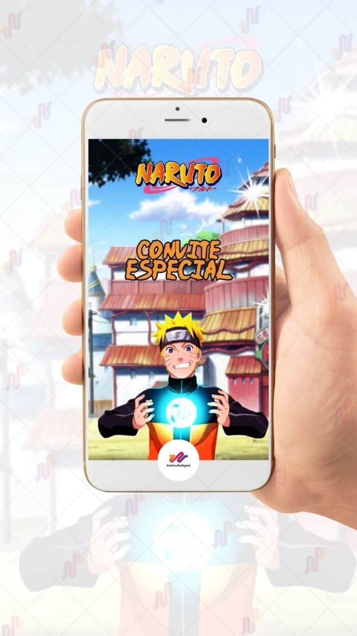 Convite Animado Naruto - Imagem 2