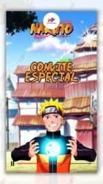 Convite Animado Naruto