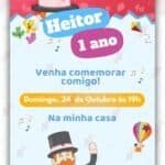 Convite Animado Simples Mundo Bita