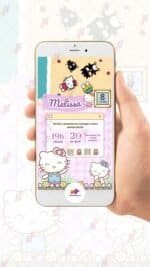 Convite Animado Simples Hello Kitty - Imagem 2