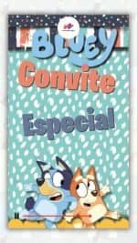 Convite Animado Plus Bluey