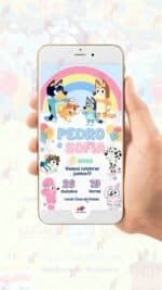 Convite Digital Bluey - Imagem 2