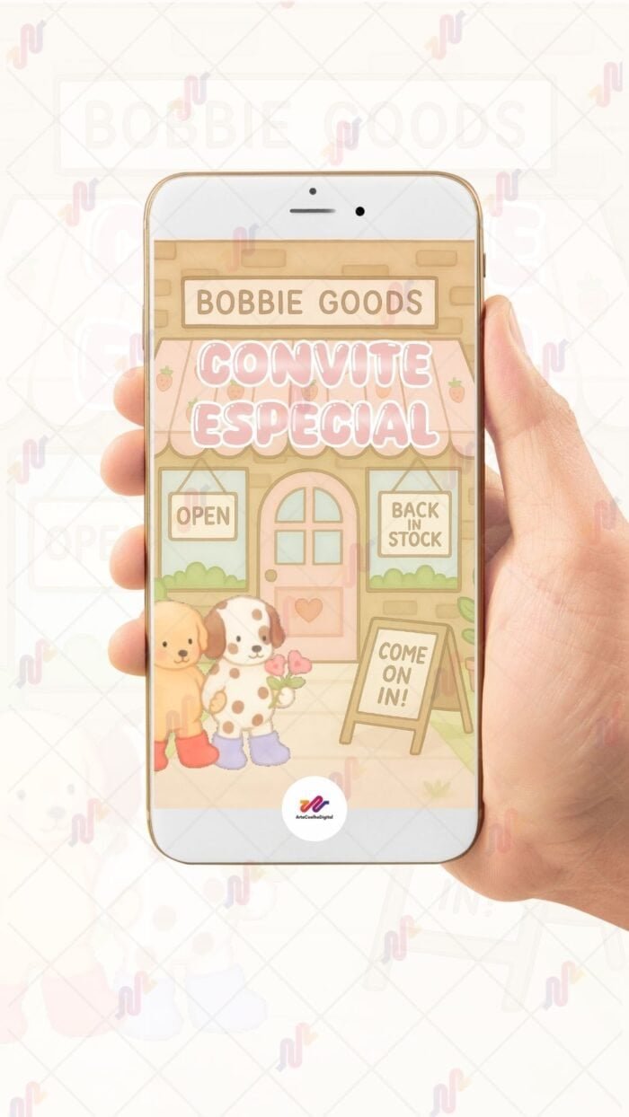 Convite Animado Plus Bobbie Goods - Imagem 2