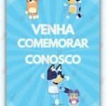 Convite Animado Plus Bluey