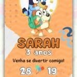 Convite Digital Bluey