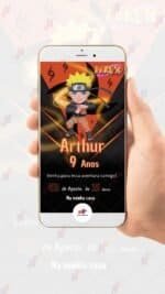 Convite Virtual Naruto - Imagem 2