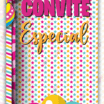 Convite Animado Plus Circo Rosa