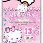 Convite Animado Simples Hello Kitty
