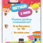 Convite Animado Simples Mundo Bita