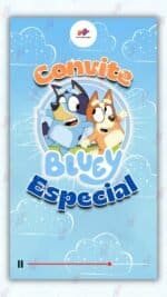 Convite Animado Plus Bluey