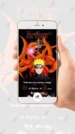 Convite Virtual Naruto - Imagem 2