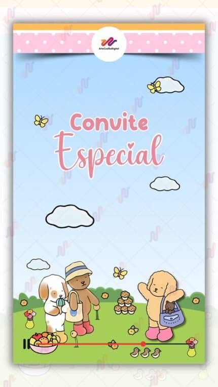 Convite Animado Plus Bobbie Goods