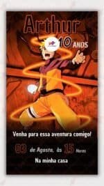 Convite Virtual Naruto