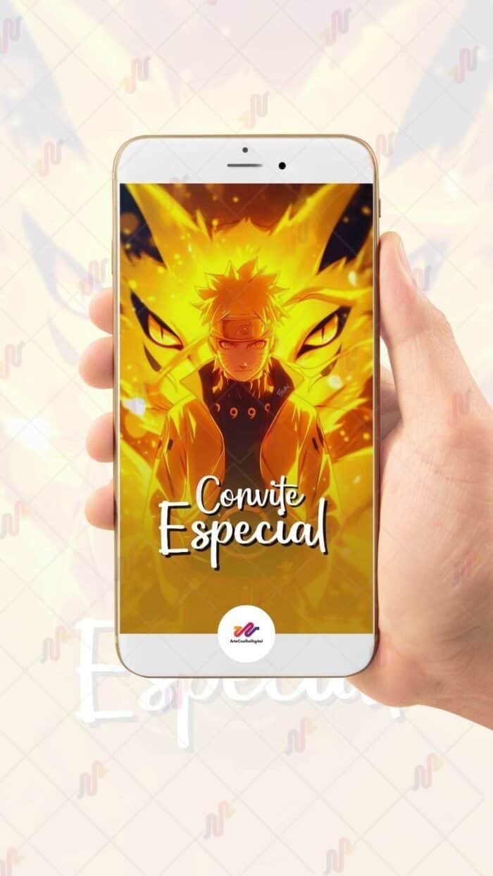 Convite Animado Naruto - Imagem 2