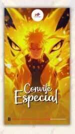 Convite Animado Naruto