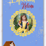 Convite Animado Plus Branca de Neve