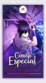Convite Animado Sasuki - Naruto