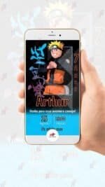Convite Virtual Naruto - Imagem 2