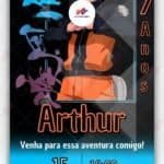 Convite Virtual Naruto