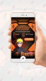 Convite Virtual Naruto - Imagem 2