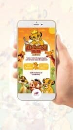 Convite Digital Rei Leão - Imagem 2