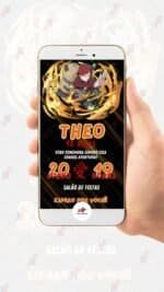 Convite Virtual Gaara - Naruto - Imagem 2