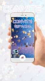 Convite Animado Plus Astronauta - Imagem 2
