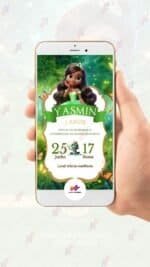 Convite Digital Princesa Tiana e o Sapo - Imagem 2