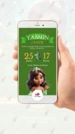Convite Digital Princesa Tiana - Imagem 2
