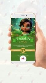 Convite Digital Princesa Tiana - Imagem 2