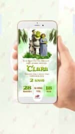 Convite Virtual Shrek - Imagem 2