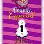 Convite Animado Plus Alice no País das Maravilhas