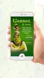 Convite Virtual Shrek - Imagem 2