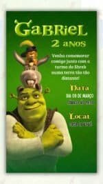 Convite Virtual Shrek