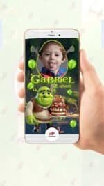 Convite Animado Plus Shrek - Imagem 2