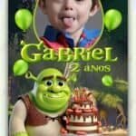 Convite Animado Plus Shrek