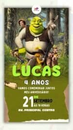 Convite Virtual Shrek