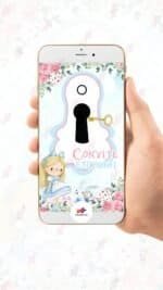 Convite Animado Plus Alice no País das Maravilhas - Imagem 2