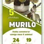 Convite Virtual Shrek