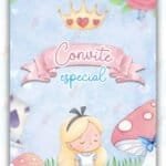 Convite Animado Plus Alice no País das Maravilhas