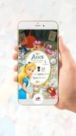 Convite Animado Simples Alice no País das Maravilhas - Imagem 2
