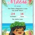 Convite Digital Lilo e Stitch